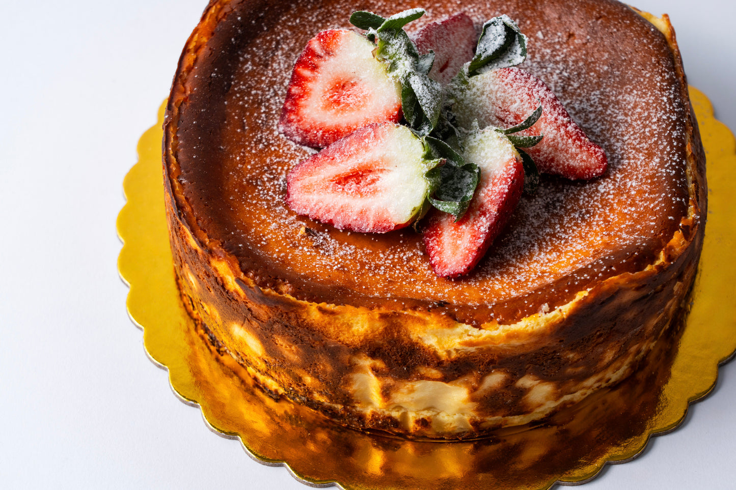 Flourless Basque Cheesecake