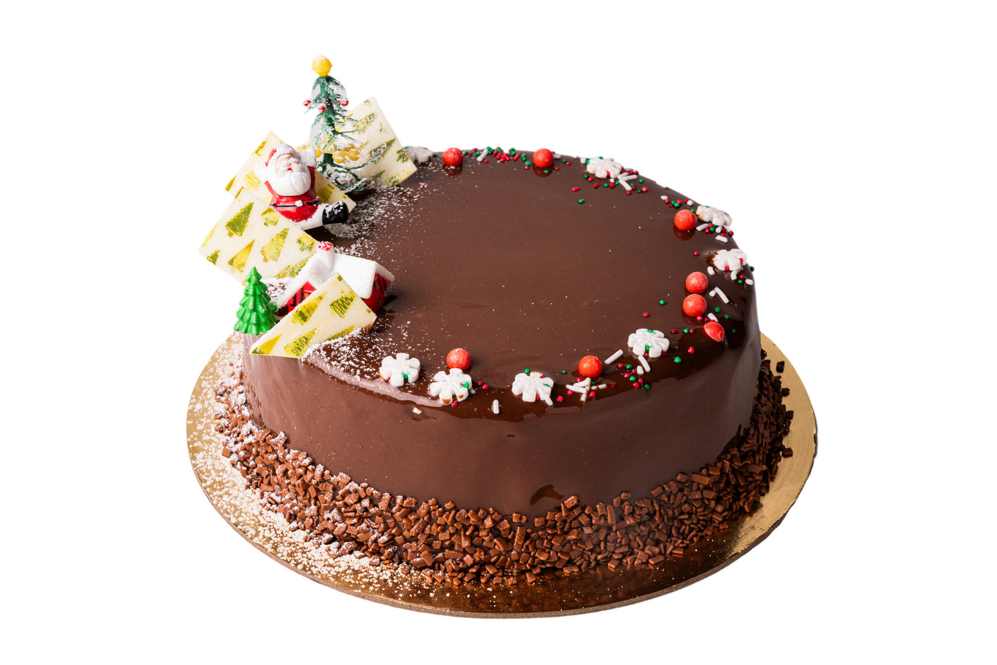 Christmas Belgian Chocolate Mud Cake